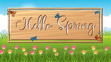 Image result for Hello Spring Scene