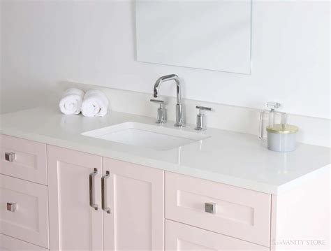 Bridgeport 60" Champagne Pink Bathroom Vanity - Teodor Vanities United ...