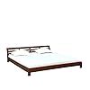 SOHRAM DECOR Sheesham Wood King Size Bed Without Storage Low Height ...