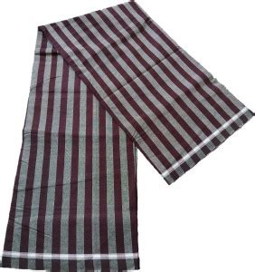 Sleek Silk Striped Brown Lungi Price in India - Buy Sleek Silk Striped ...