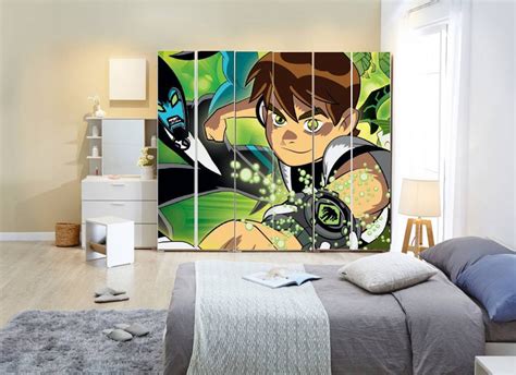 BEN 10 Character Self Adhesive Sticker For Wardrobe – Myindianthings