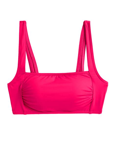 Buy Padded Square Neck Bikini Top at Marks & Spencer