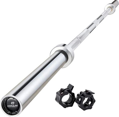 Buy Konark Fitness 7 Feet Olympic Barbell Rod Stainless Steel 20KG ...