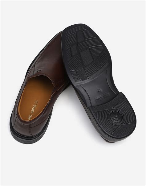 Buy Men Brown Leather Penny Loafers Online in India - Monte Carlo