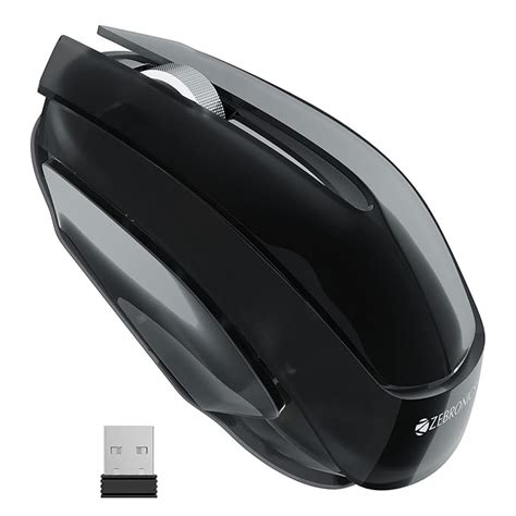 Amazon.in: Buy ZEBRONICS Clear Wireless Mouse with 2.4GHz Wireless ...