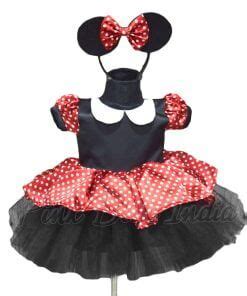 Minnie Mouse Theme Dress, Minnie Mouse Birthday Outfit