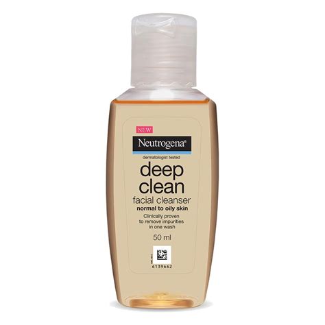 Neutrogena Deep Clean Facial Cleanser, 50ml : Amazon.in: Fashion