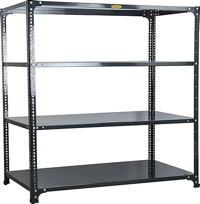 Mil-Nil Prime CRC Sheet 5 Shelf Multipurpose Slotted Angle Rack, 60 x ...