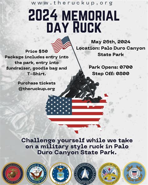 2024 Memorial Day Ruck, 11450 State Hwy Park Rd 5, Canyon, TX, United ...