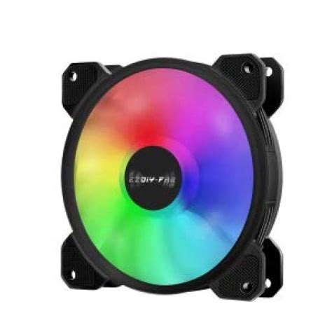 EZDIY-FAB 120mm ARGB Case Fan,Motherboard Aura Sync Fan, High Airflow ...