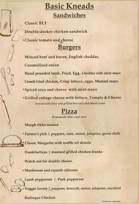 Menu at OVER THE MOON, Hyderabad, Daspalla Hotels