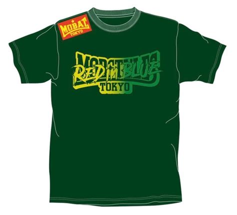 【GREEN】MOBSTYLES × RED in BLUE LIMITED T-SHIRTS | RED in BLUE
