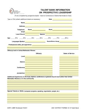 Fillable Online IIAOKC LEADER ROLES & RESPONSIBILITIES Fax Email Print ...