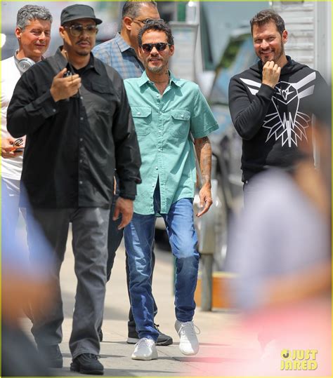 Marc Anthony Arrives to Shoot Scenes for 'In The Heights' Movie in NYC ...