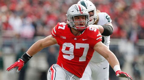 College football What coaches say about Nick Bosa's decision to leave ...