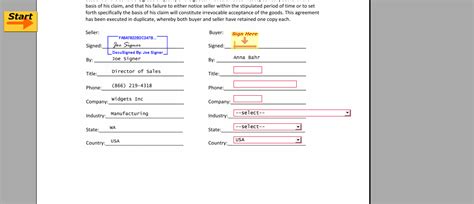 Image result for DocuSign Sample