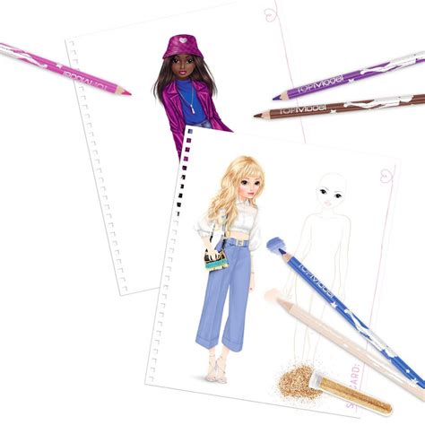 Image result for Top Model Colouring Book