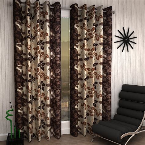 Home Sizzler Set of 4 Window Curtains - 5 Feet Long : Amazon.in: Home ...