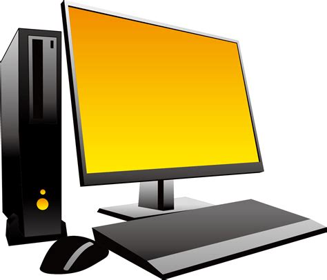 Computers Clipart Computer Screen Free - Clip Art Computer Icon - Png ...