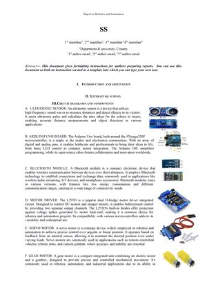 How robots work - Summary Robotics - How Robots work Introduction ...