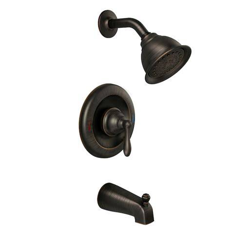 Moen Caldwell Mediterranean Bronze 1-handle Single Function Round ...