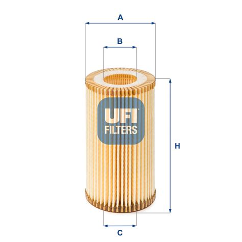 Mercedes A, B, C, E, CLA, GLA Diesel 651 Oil Filter 2515900 - UFI ...