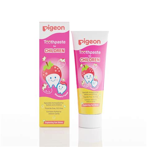 Pigeon Children Toothpaste Strawberry (45g) : Amazon.in: Health ...