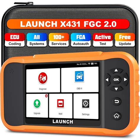 LAUNCH X431 Creader Elite 2.0 FGC OBD2 Scanner,ECU Coding, Bi ...