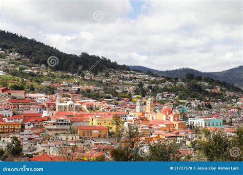 Aerial View of Real Del Monte Near Pachuca, Hidalgo, Mexico I Stock ...