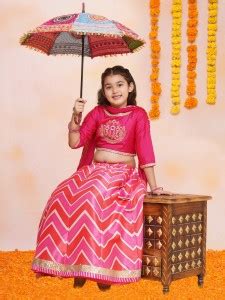 Bitiya By Bhama Girls Lehenga Choli Ethnic Wear Printed Lehenga Choli ...