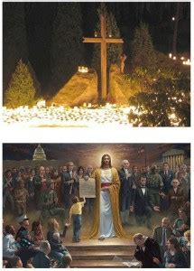 Jesus Christ Wall Sticker Poster Combo|Jesus Cross Sticker Poster Combo ...