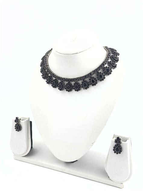 Black Antique Necklace set – Astikya
