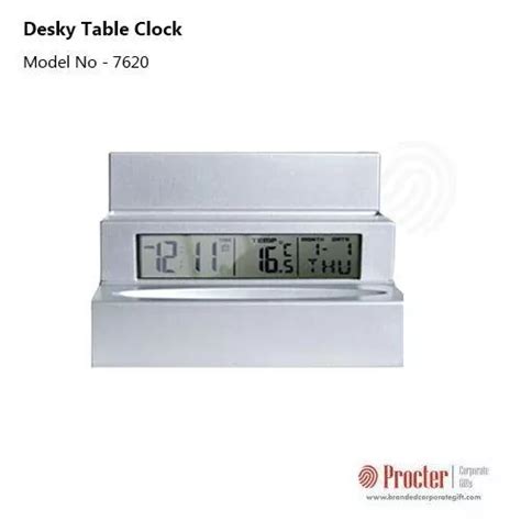 Desky Table Clock in bulk for corporate gifting | Promotional Desktop ...