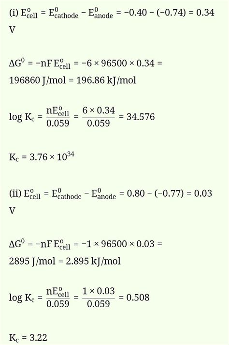 Question 3.4: Calculate the standard cell potentials of galvanic cells ...