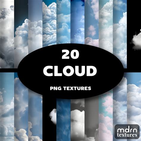 Cloud Textures | Digital Paper for Backgrounds, Overlays, Photo Editing ...
