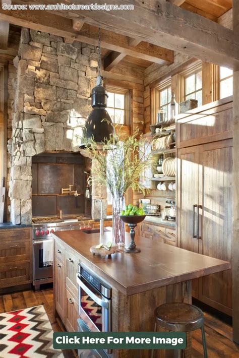 Image result for Rustic Small Kitchen