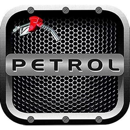 Auto E-Shopping Car Tank Petrol Sticker Sign Round Shape Vinyle ...
