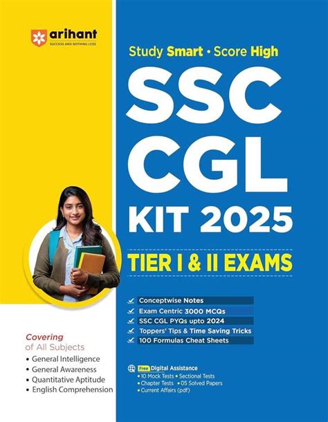 Arihant SSC CGL Kit 2025 for Tier 1 & 2 Complete Guide with 3000+ MCQs ...