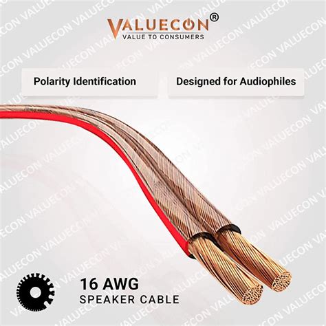 Speaker Cables for Home Theatre | OFC Speaker Wire for Home Theater System