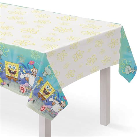Spongebob Table Cover - Its Party Time