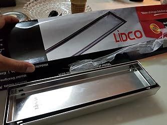 LIDCO Linear Tile / Marble / Stone Insert Shower Drain Channel for ...
