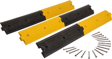 ABS INDUSTRY Safety Speed Breaker 75mm PVC Road Hump Pack Of 1 Meter (1 ...