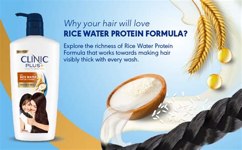 Buy Clinic Plus Strong & Thick Shampoo with Rice Water, Protein ...