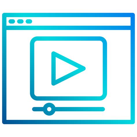 Video player - Free marketing icons