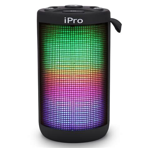 iPro Bling Sp-210 Portable Splashproof Bluetooth Mobile/Tablet Speaker ...