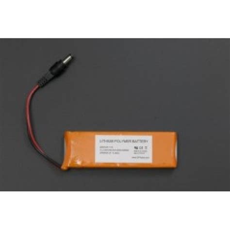 7.4V Lipo 2200mAh Battery (Arduino Power Jack) at MG Super Labs India