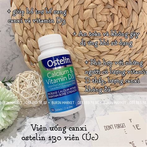 Ostelin Vitamin D & Calcium 250 Tablets – Bio Herb NZ