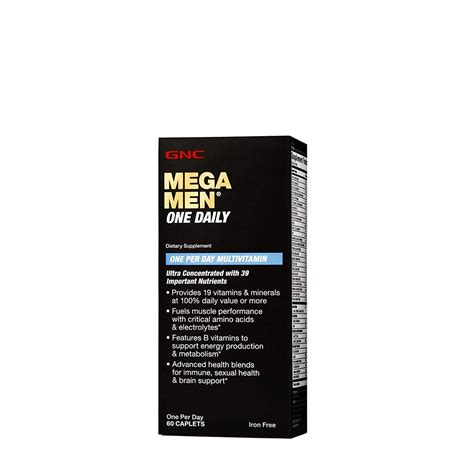 GNC Mega Men One Daily 60 Cap - India's Leading Genuine Supplement ...