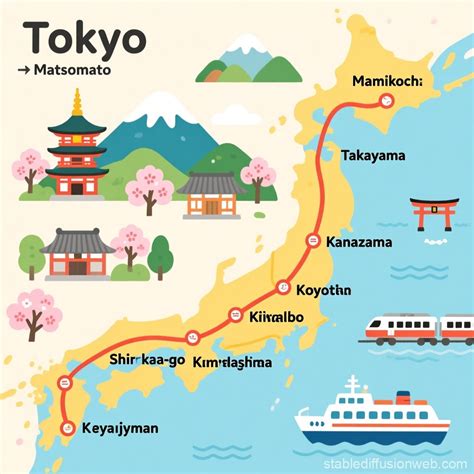 Map Of Japan Matsumoto