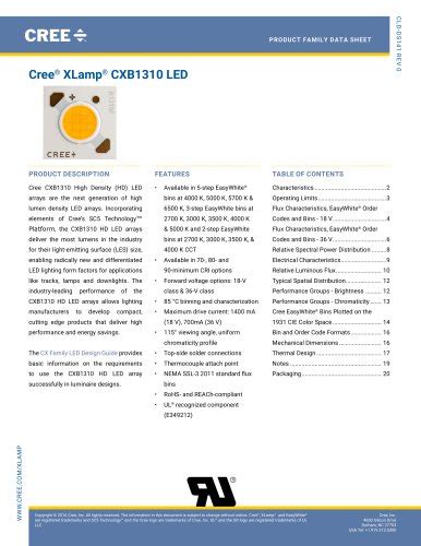 Led light Catalog - Cree - PDF Catalogs | Technical Documentation ...